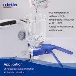 100 Pack PES Disc Membrane Filters 47mm 0.45µm