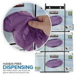 Black Metal Triple Gloves Dispenser Wall Mount Box