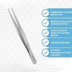 Blunt Kocher Thumb Forceps - 5 Inch Stainless Steel