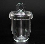 Quartz Lab Crucibles with Lids – Multiple Sizes