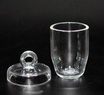 Quartz Lab Crucibles with Lids – Multiple Sizes