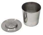 EISCO Nickel Crucible & Lid, 100ml, 1000°C