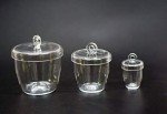 Quartz Lab Crucibles with Lids – Multiple Sizes