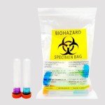 Biohazard Sample Bags with Pocket Pouch (50pcs)