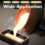 Graphite Ingot Molds for Metal Casting - 8 Pack