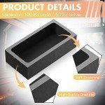 Graphite Ingot Molds for Metal Casting - 8 Pack