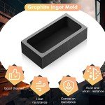 Graphite Ingot Molds for Metal Casting - 8 Pack