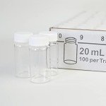 Borosilicate Glass 20mL Scintillation Vials - 500 Pack