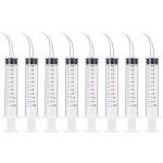 TecUnite 8-Pack 12cc Dental Irrigation Syringes