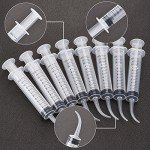 TecUnite 8-Pack 12cc Dental Irrigation Syringes