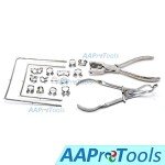 Endodontic Clamp Kit - 18 Pieces Dental Tools