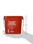 Winco Red 3-Quart Cleaning Bucket for Sanitization