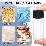 Alyoen 10ml Clear Glass Vials - 100 Pack