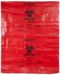 Red Biohazard Disposal Bags - 20-30 Gallon, 200 Pack