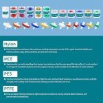 100 PTFE Syringe Filters 25mm Non-Sterile Red