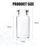 10 Pack of 3ml Glass Sample Vials