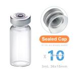 10 Pack of 3ml Glass Sample Vials