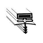 Bally Refrigeration Gasket Frame 35-5/8" x 77-3/4