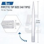 Sterile 5ml Universal Micro Pipette Tips - 40 Pack