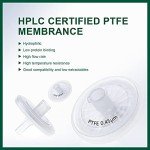 20-Pack 25mm PTFE Syringe Filters, 0.45 μm