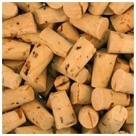 Size 00 Tapered Cork Stoppers by WidgetCo (25 Pack)