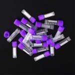 100pcs 2ml Purple Test Tubes with Caps