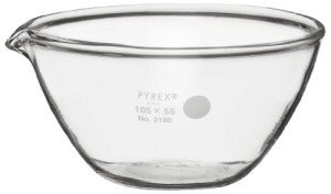 Corning Pyrex Borosilicate Glass Evaporating Dish Set