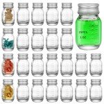 12 Pack 1oz Glass Reagent Bottles with Caps