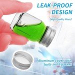 12 Pack 1oz Glass Reagent Bottles with Caps