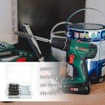 6-Pack Stainless Steel Bore Brushes with Hex Shank