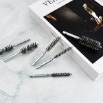 6-Pack Stainless Steel Bore Brushes with Hex Shank