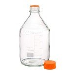 IVYX Scientific Round Borosilicate Media Bottle 2L