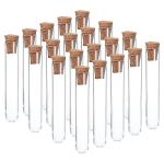Patikil 5ml Plastic Test Tubes with Corks - 20 Pack