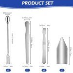 13-Piece Stainless Steel Lab Tool Set