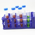3-Pack Blue Detachable Test Tube Rack - 60 Holes