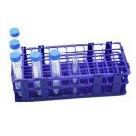 3-Pack Blue Detachable Test Tube Rack - 60 Holes