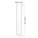 10ml Plastic Test Tubes with Cork Stoppers - 20pcs