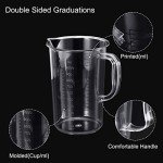 PATIKIL 1000ml Graduated Beaker with Handle and Spout