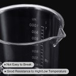 PATIKIL 1000ml Graduated Beaker with Handle and Spout