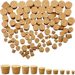 100 Pack Assorted Cork Stoppers for Bottles