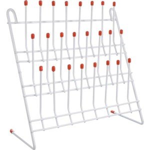 Wall-Mount Test Tube Drying Rack with 24 Pegs