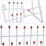 Wall-Mount Test Tube Drying Rack with 24 Pegs