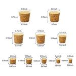 100 Pack Assorted Cork Stoppers for Bottles