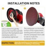 6 Inch DA Sander & Polisher Backing Plate Pad