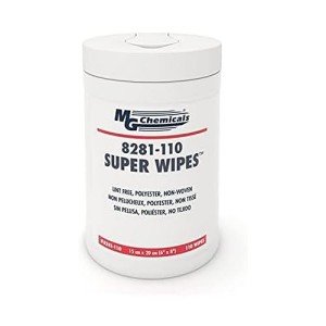 MG Chemicals Lint Free Dry Wipes - 110 Count