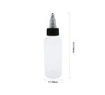 20 Pcs 1 oz PET Plastic Dispensing Bottles
