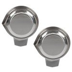 Stainless Steel Electronic Scale Trays - 2 Pack