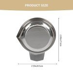 Stainless Steel Electronic Scale Trays - 2 Pack