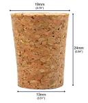 EISCO 10PK Size #6 Tapered Cork Stoppers