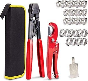 KOTTO PEX Crimping Tool Kit with Clamps